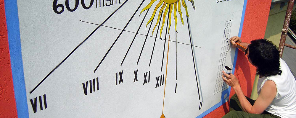 La realizzazione dell'Orologio Solare